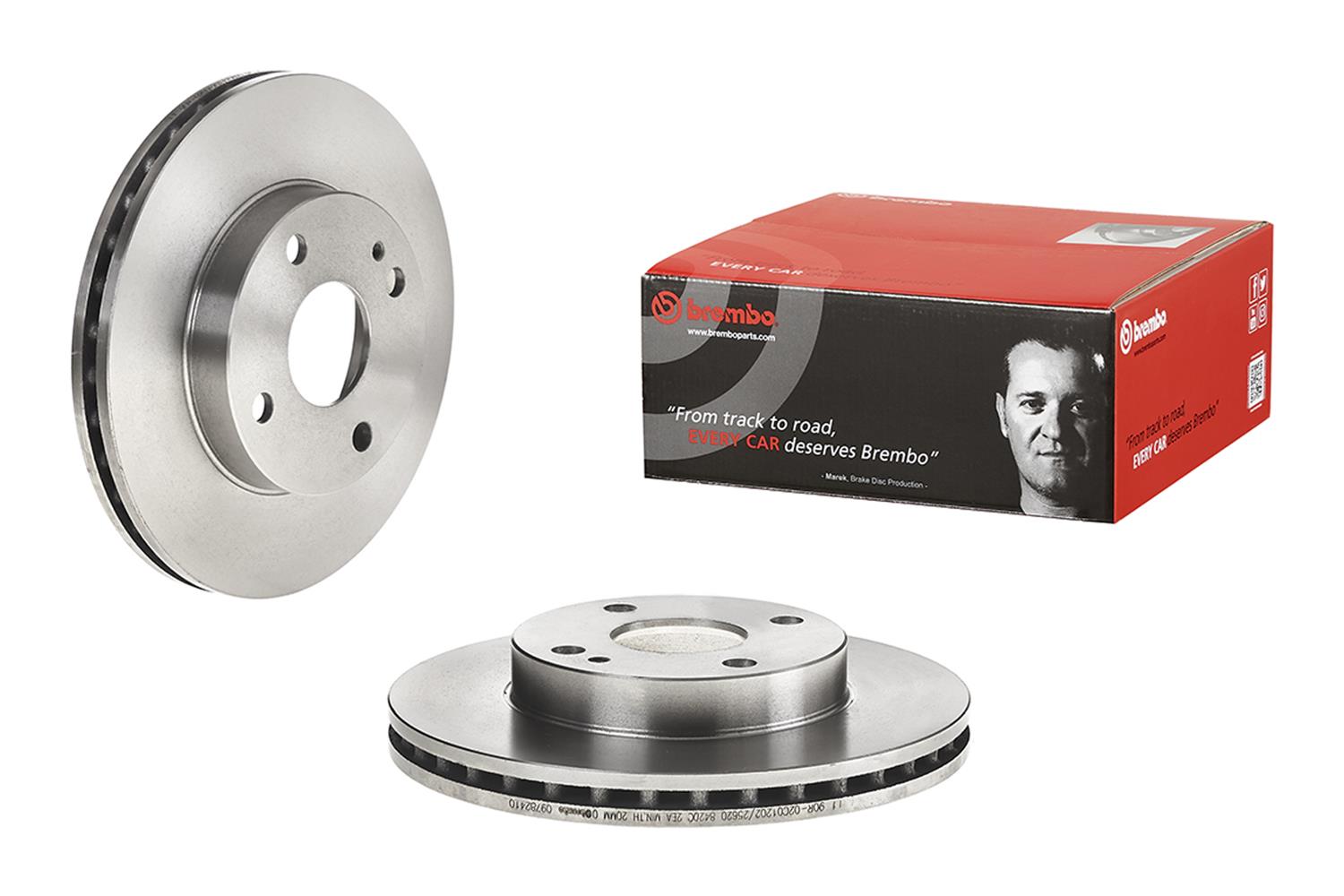 Brembo Premium UV Coated Brake Rotors 09.7824.10