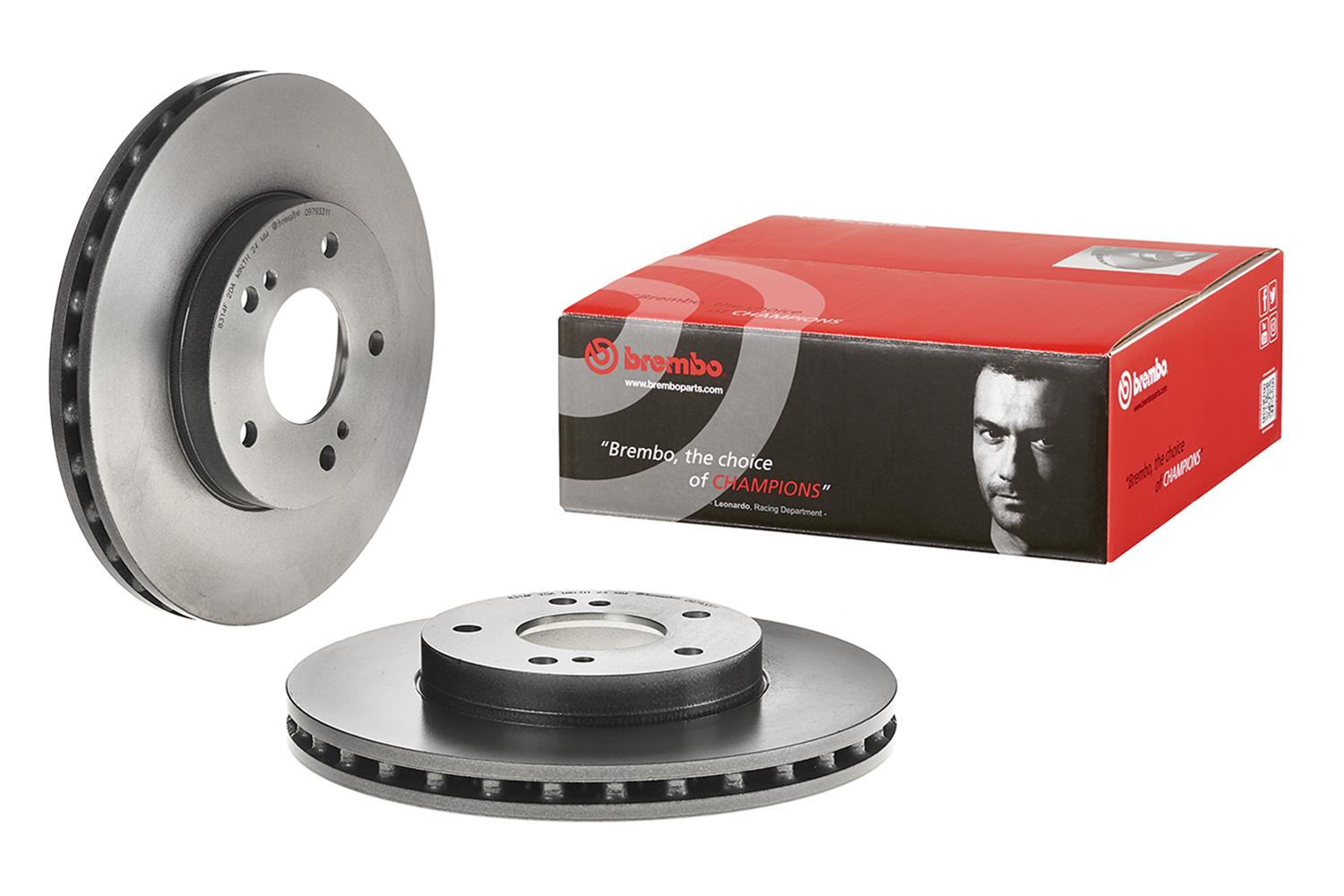 Brembo Premium UV Coated Brake Rotors 09.7933.11