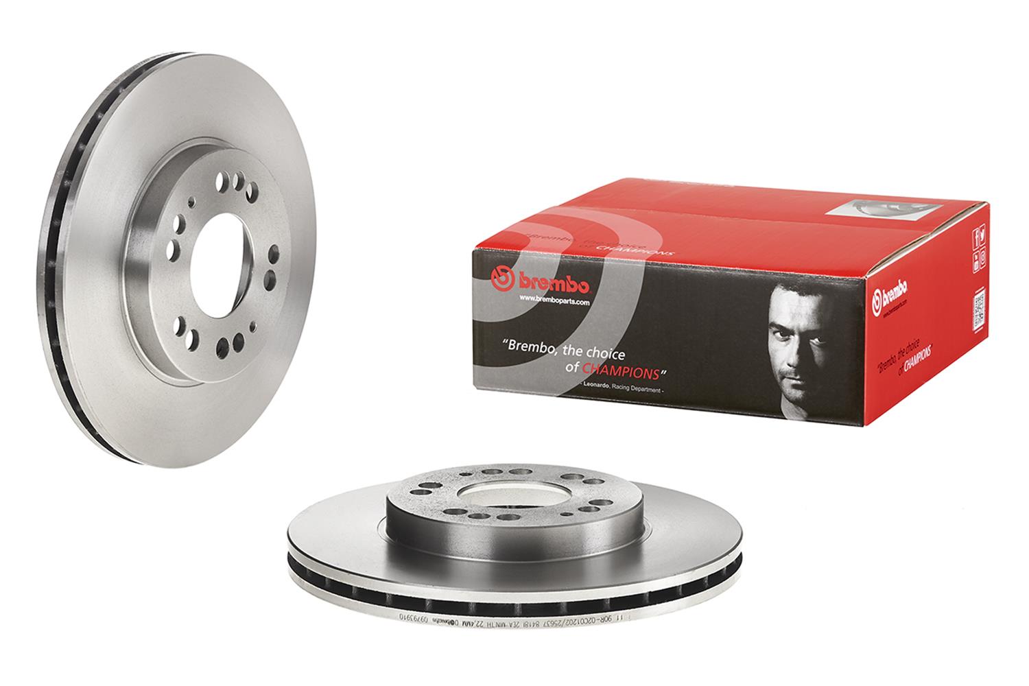 Brembo Premium UV Coated Brake Rotors 09.7939.10