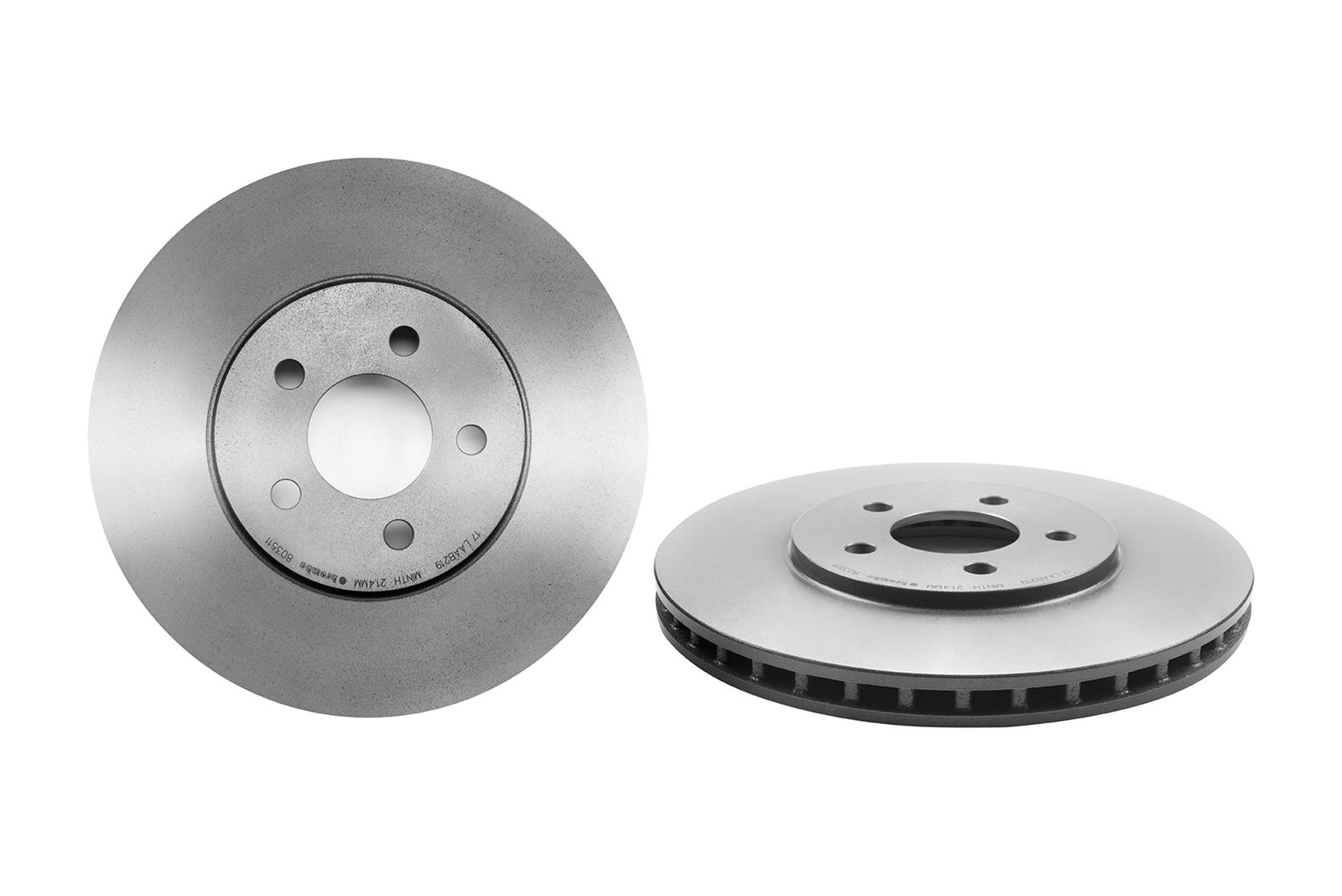 Brembo Premium UV Coated Brake Rotors 09.8035.11