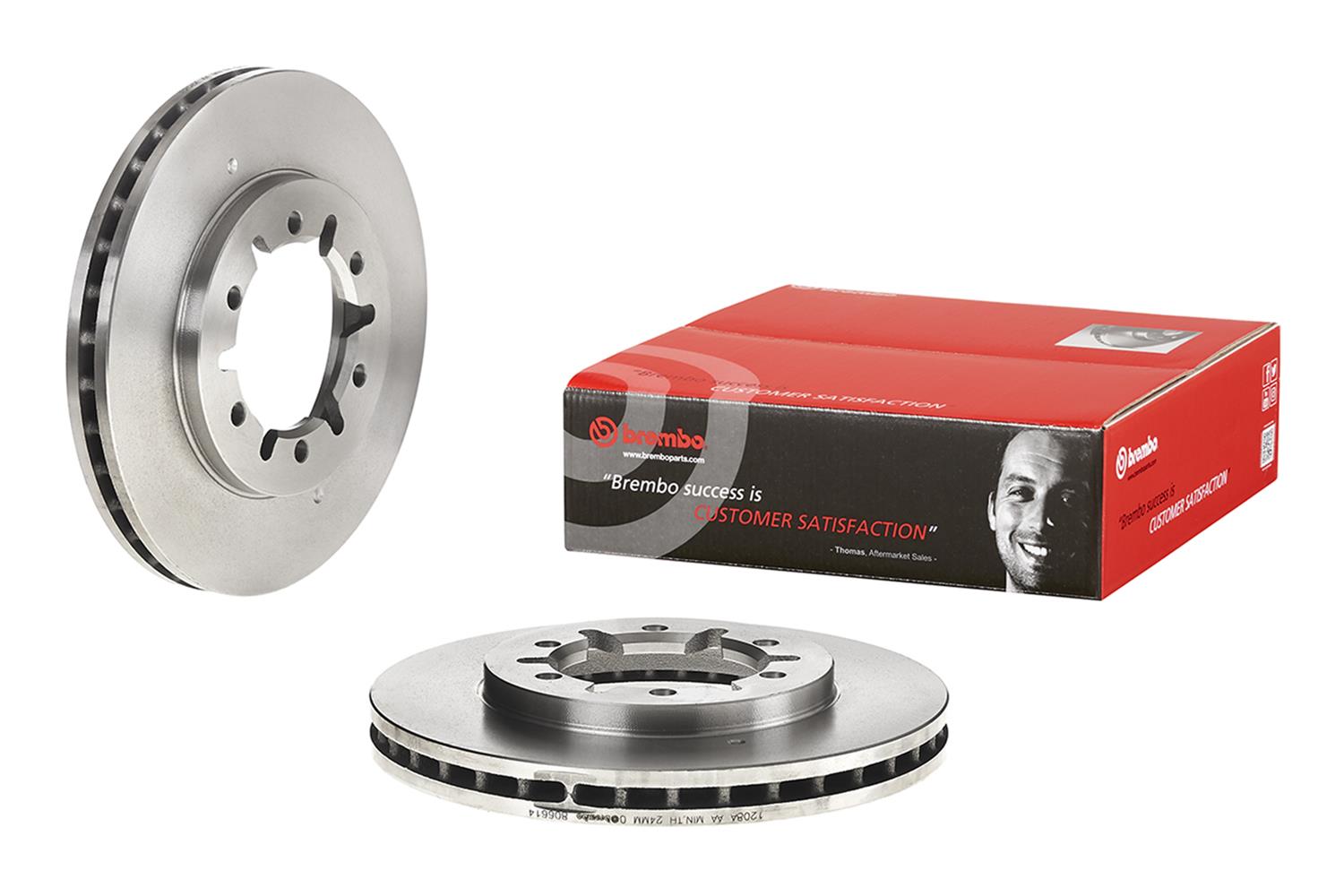 Brembo Premium UV Coated Brake Rotors 09.8066.14