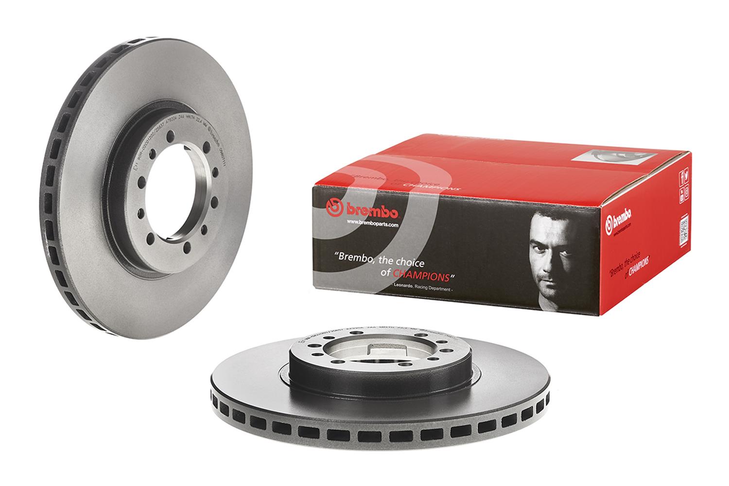 Brembo Premium UV Coated Brake Rotors 09.8071.11
