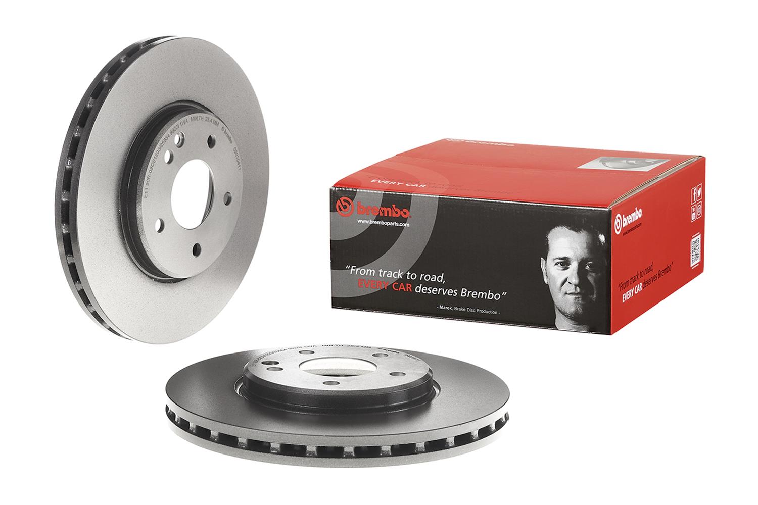 Brembo Premium UV Coated Brake Rotors 09.8304.11