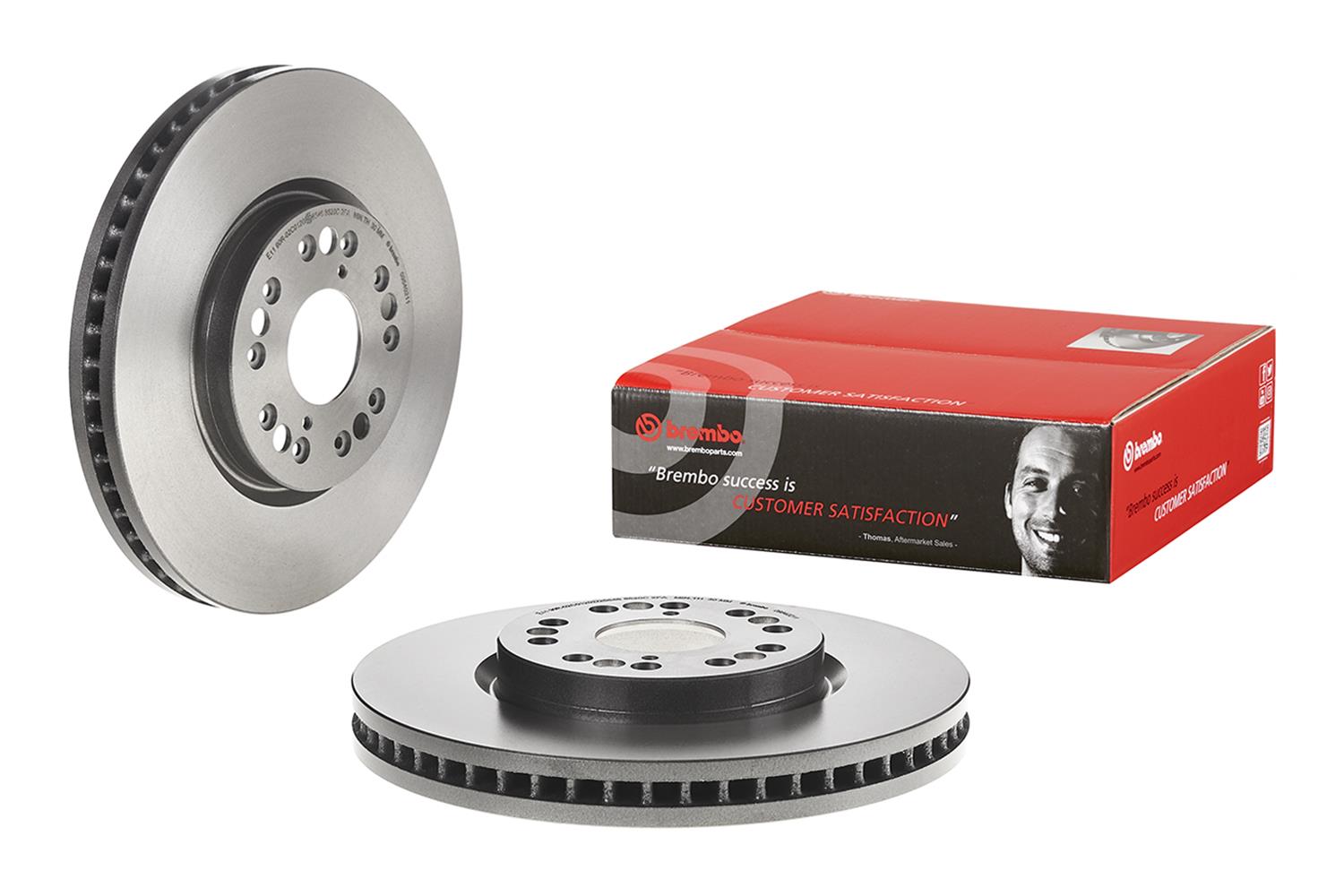 Brembo Premium UV Coated Brake Rotors 09.8402.11