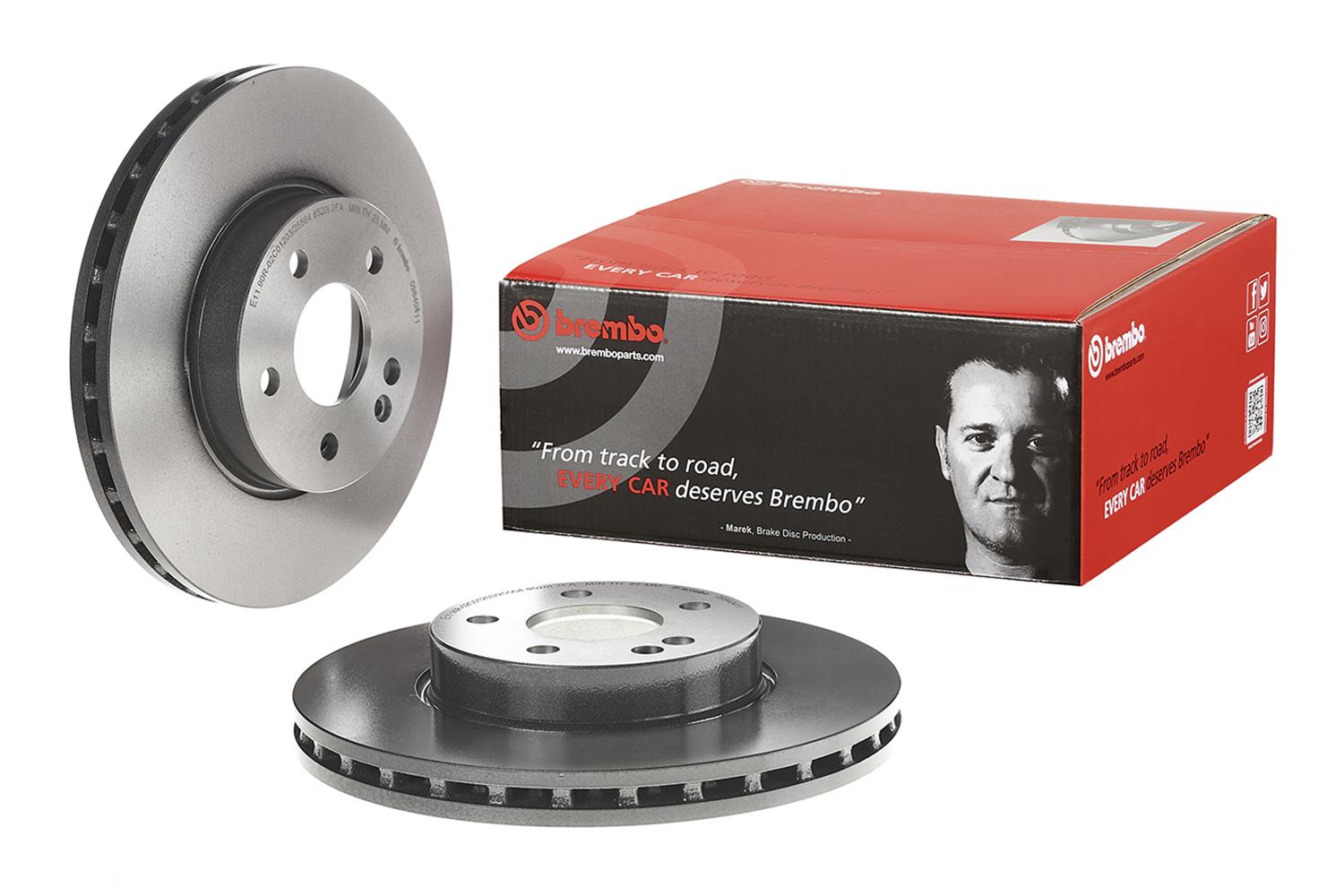 Brembo Premium UV Coated Brake Rotors 09.8404.11