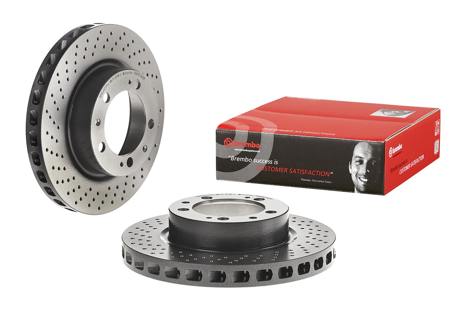 Brembo Premium UV Coated Brake Rotors 09.8420.11