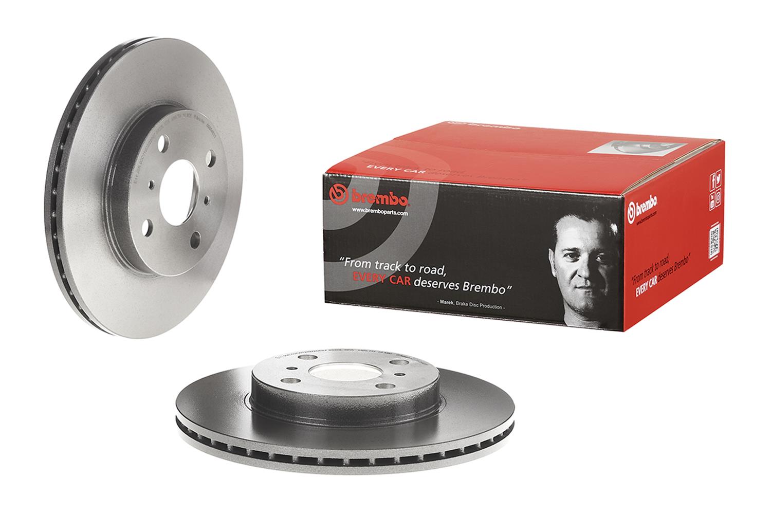 Brembo Premium UV Coated Brake Rotors 09.8545.11