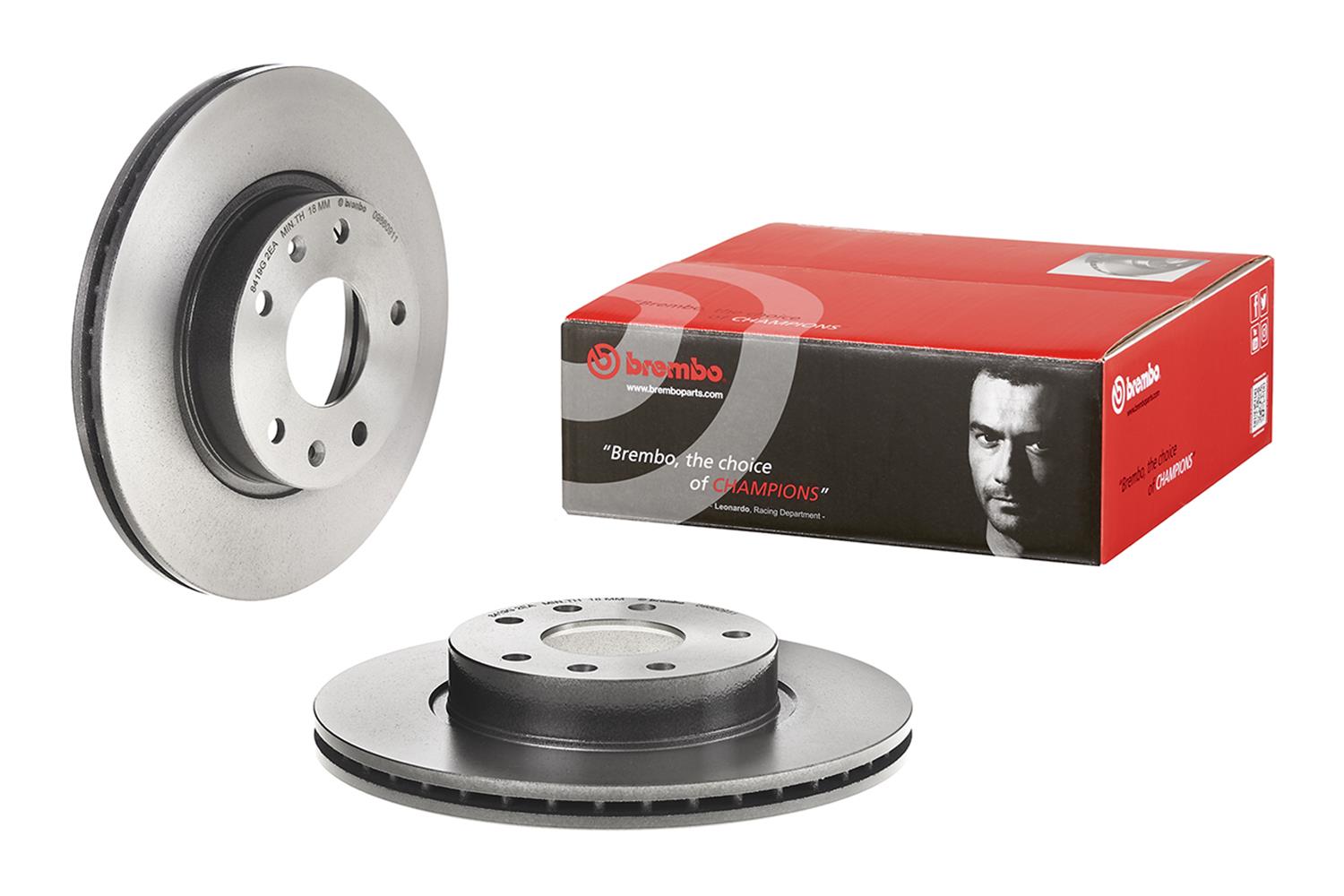 Brembo Premium UV Coated Brake Rotors 09.8609.11