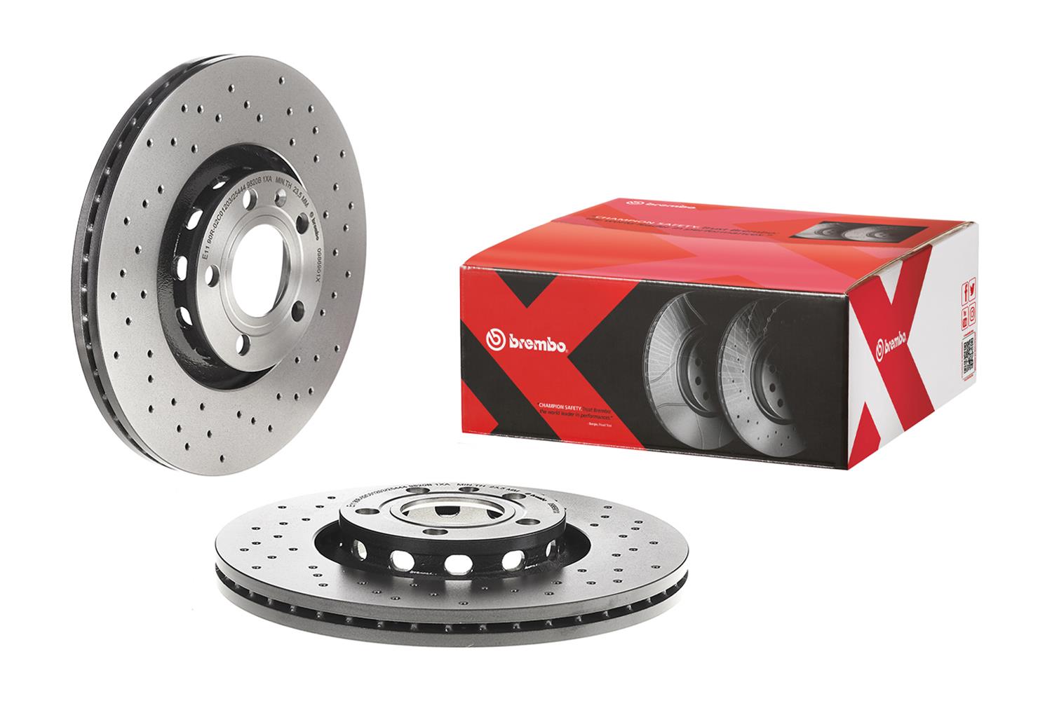 Brembo Disc Brake Pad and Rotor Kits KTX0093