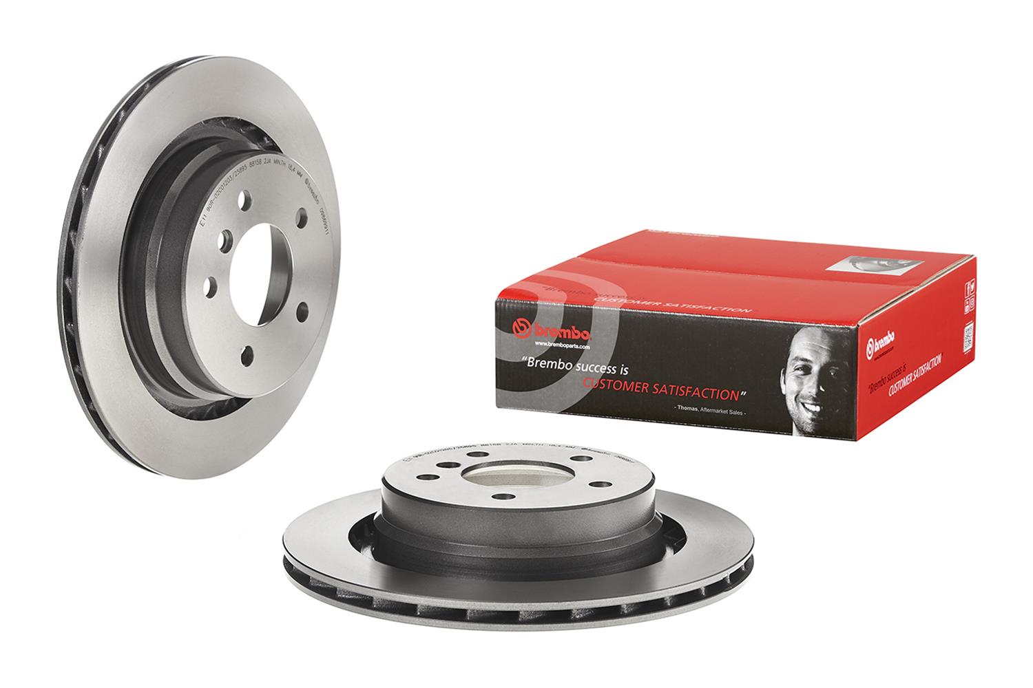 Brembo Premium UV Coated Brake Rotors 09.8699.11