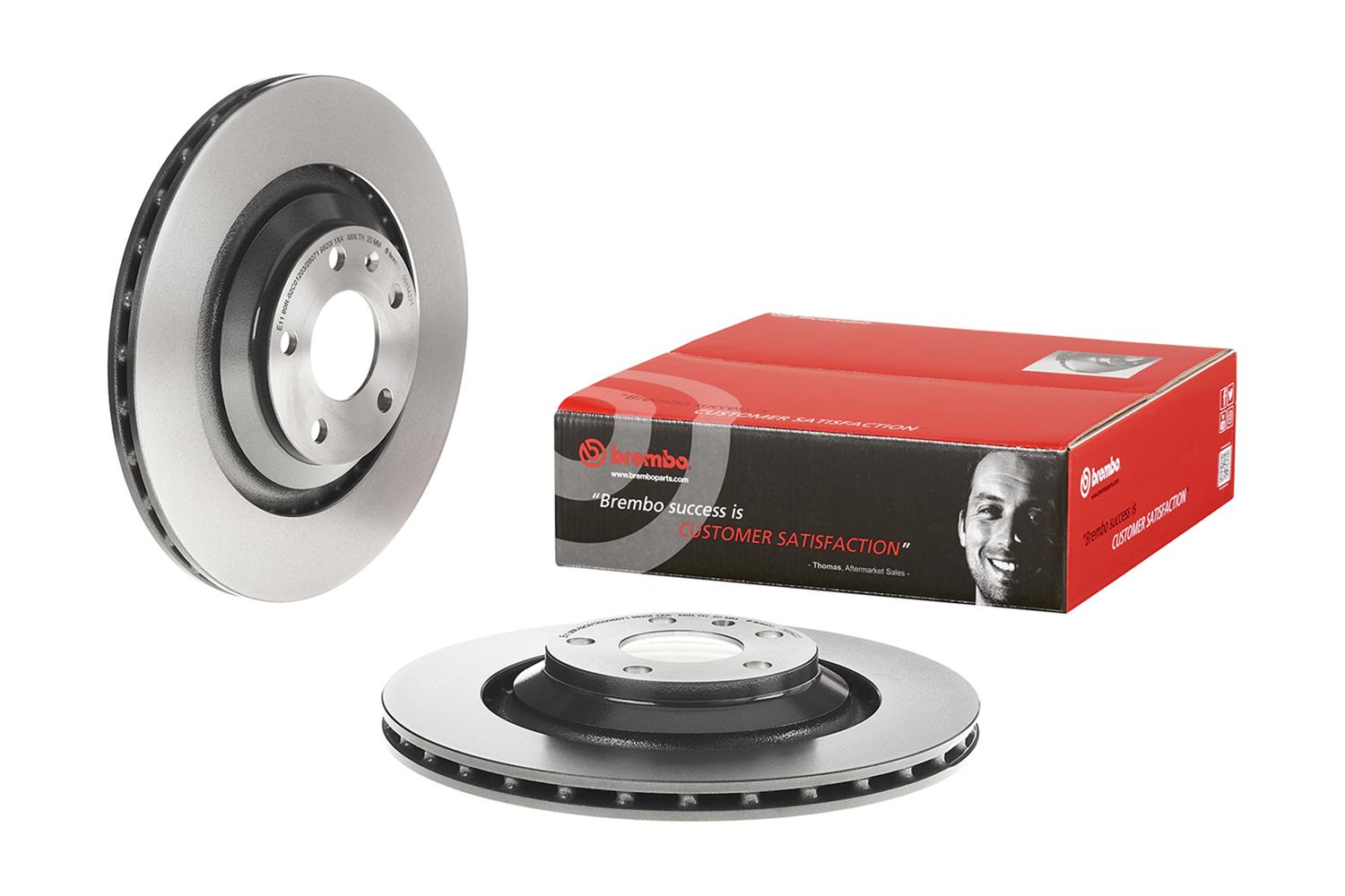 Brembo Premium UV Coated Brake Rotors 09.8842.21