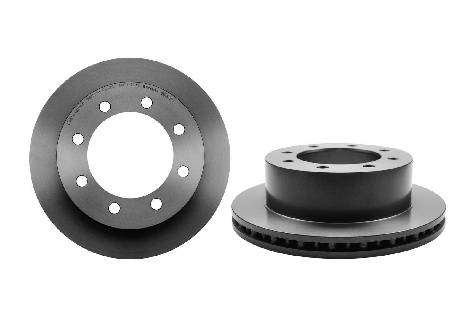 Brembo Premium UV Coated Brake Rotors 09.8858.11