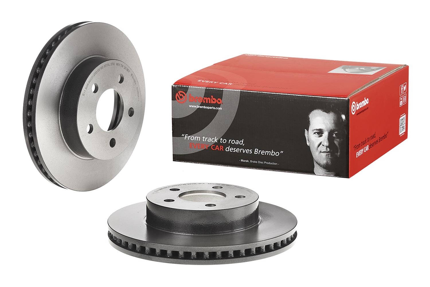 Brembo Premium UV Coated Brake Rotors 09.8864.11