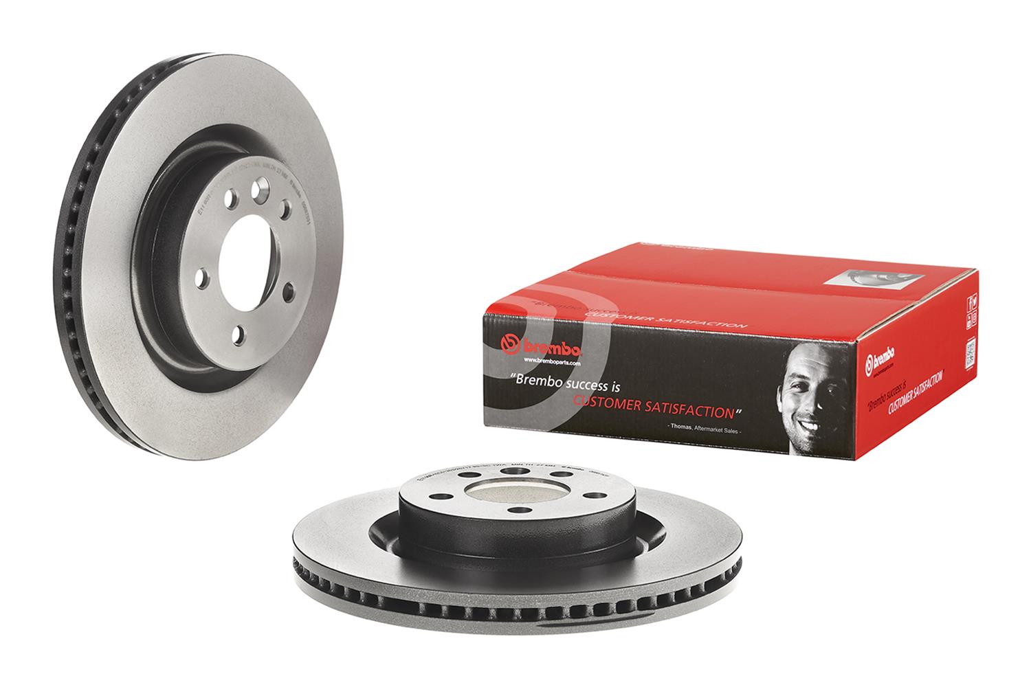 Brembo Premium UV Coated Brake Rotors 09.8875.31