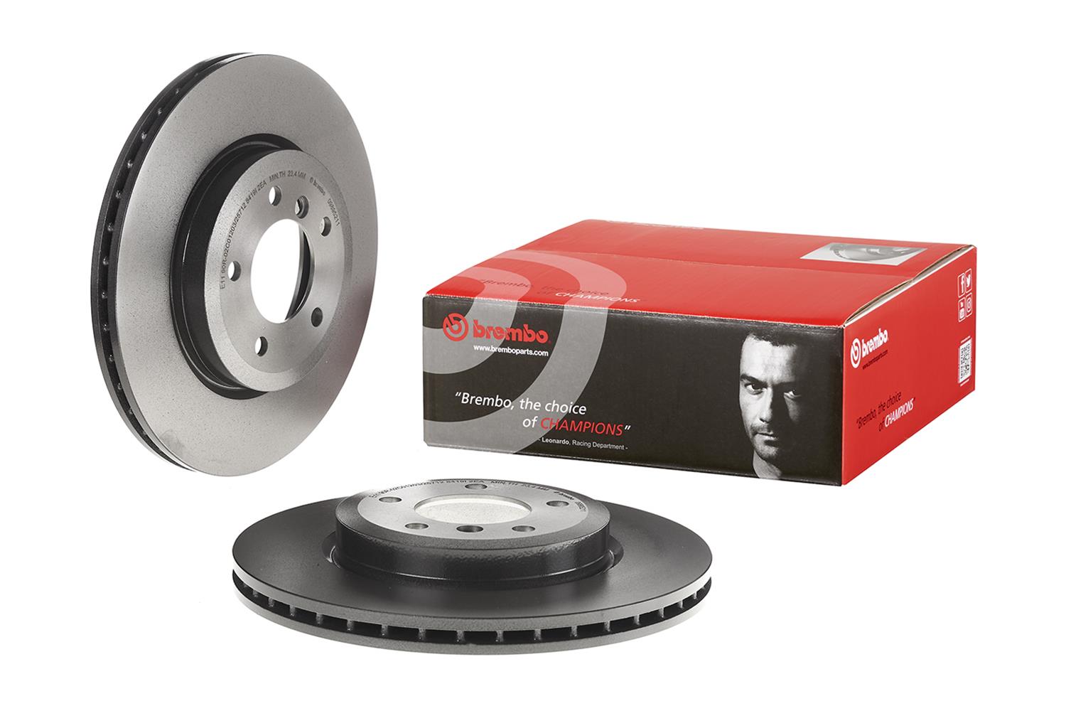 Brembo Premium UV Coated Brake Rotors 09.8952.11