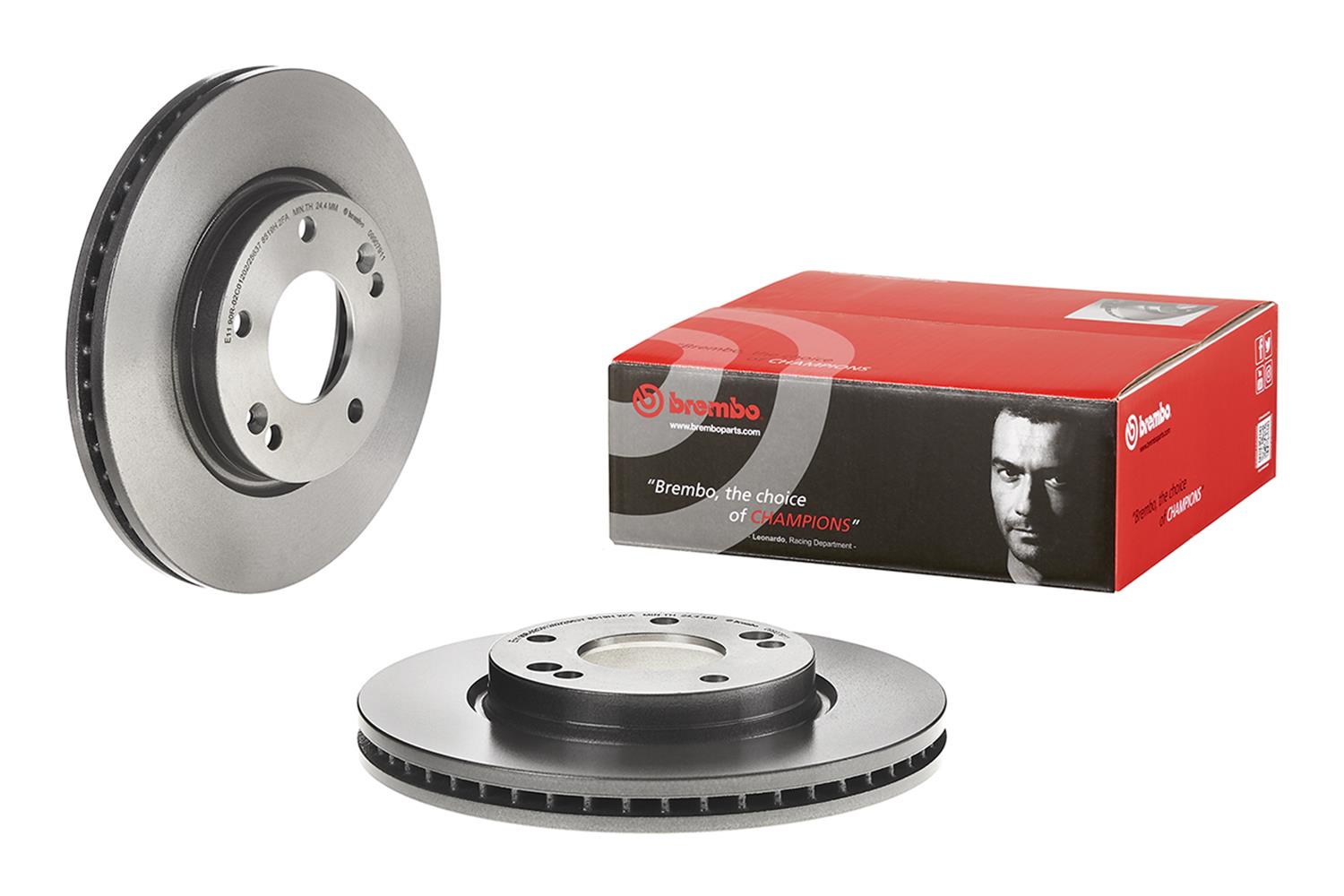 Brembo Premium UV Coated Brake Rotors 09.9079.11