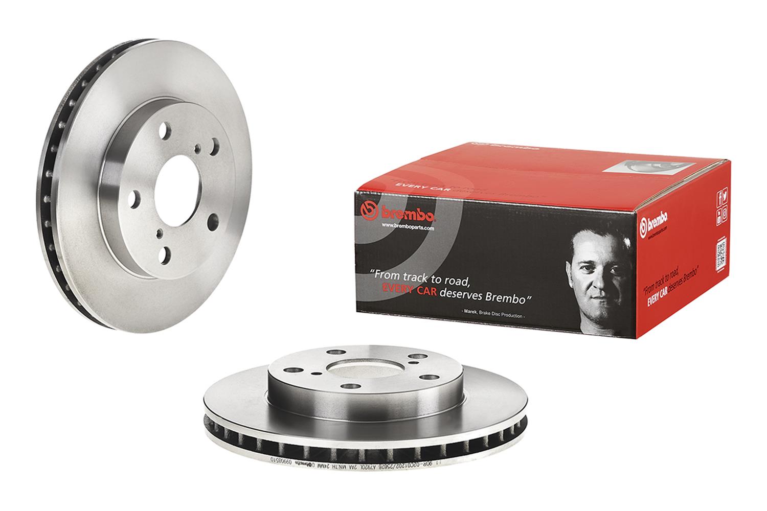 Brembo Premium UV Coated Brake Rotors 09.9085.10