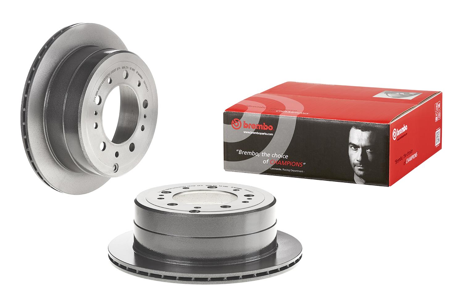 Brembo Premium UV Coated Brake Rotors 09.9086.11