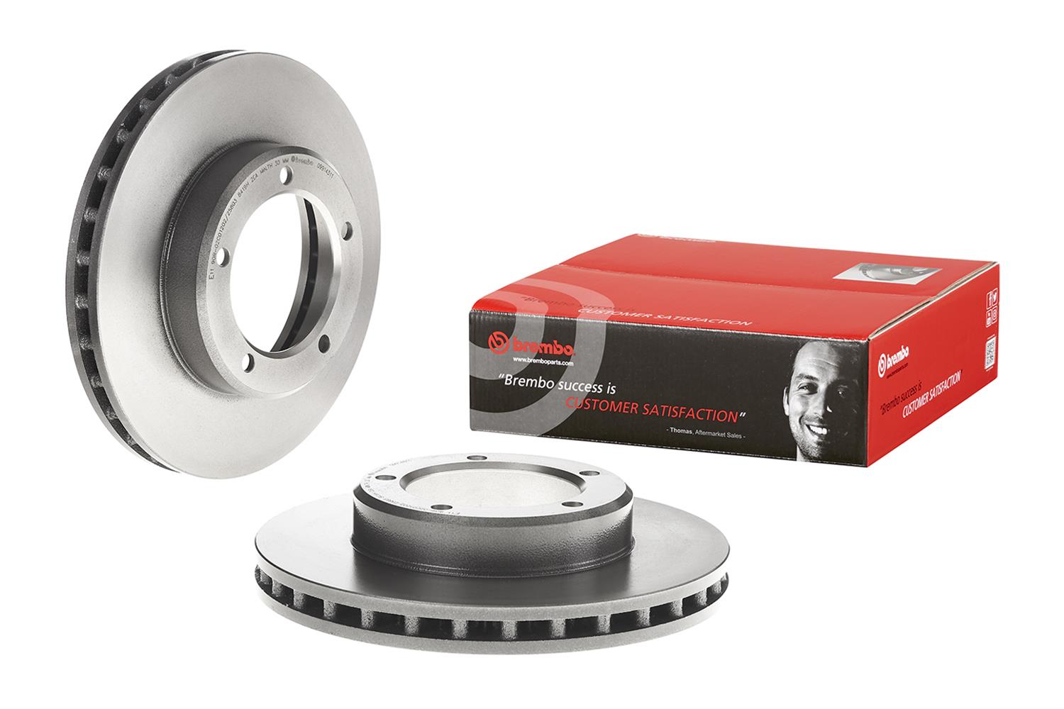 Brembo Premium UV Coated Brake Rotors 09.9143.11