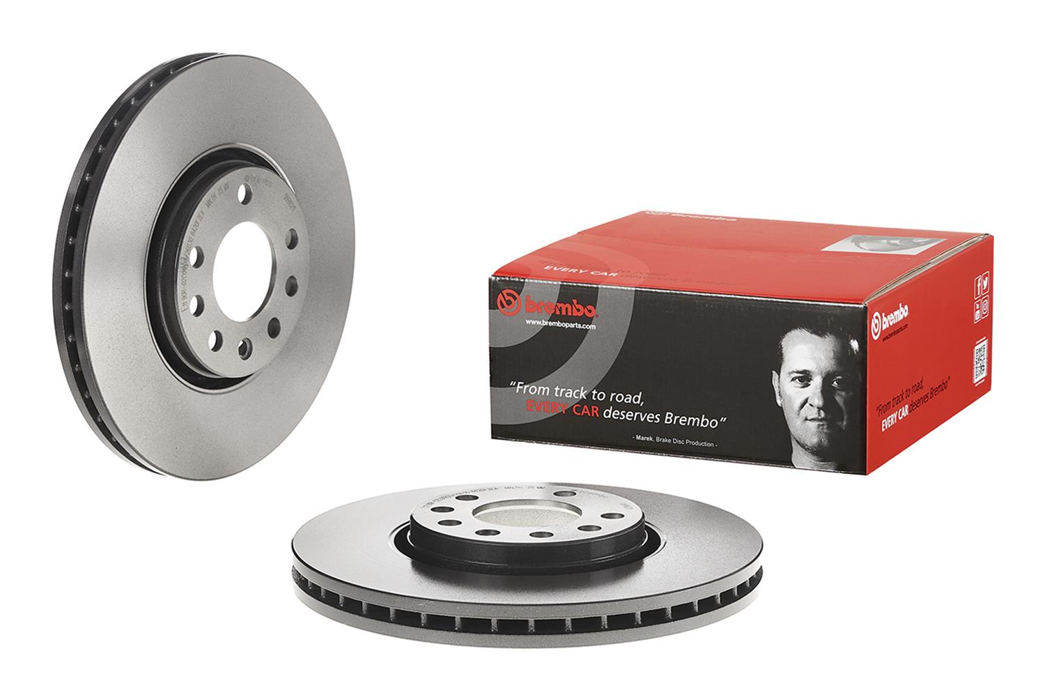 Brembo Premium UV Coated Brake Rotors 09.9162.11