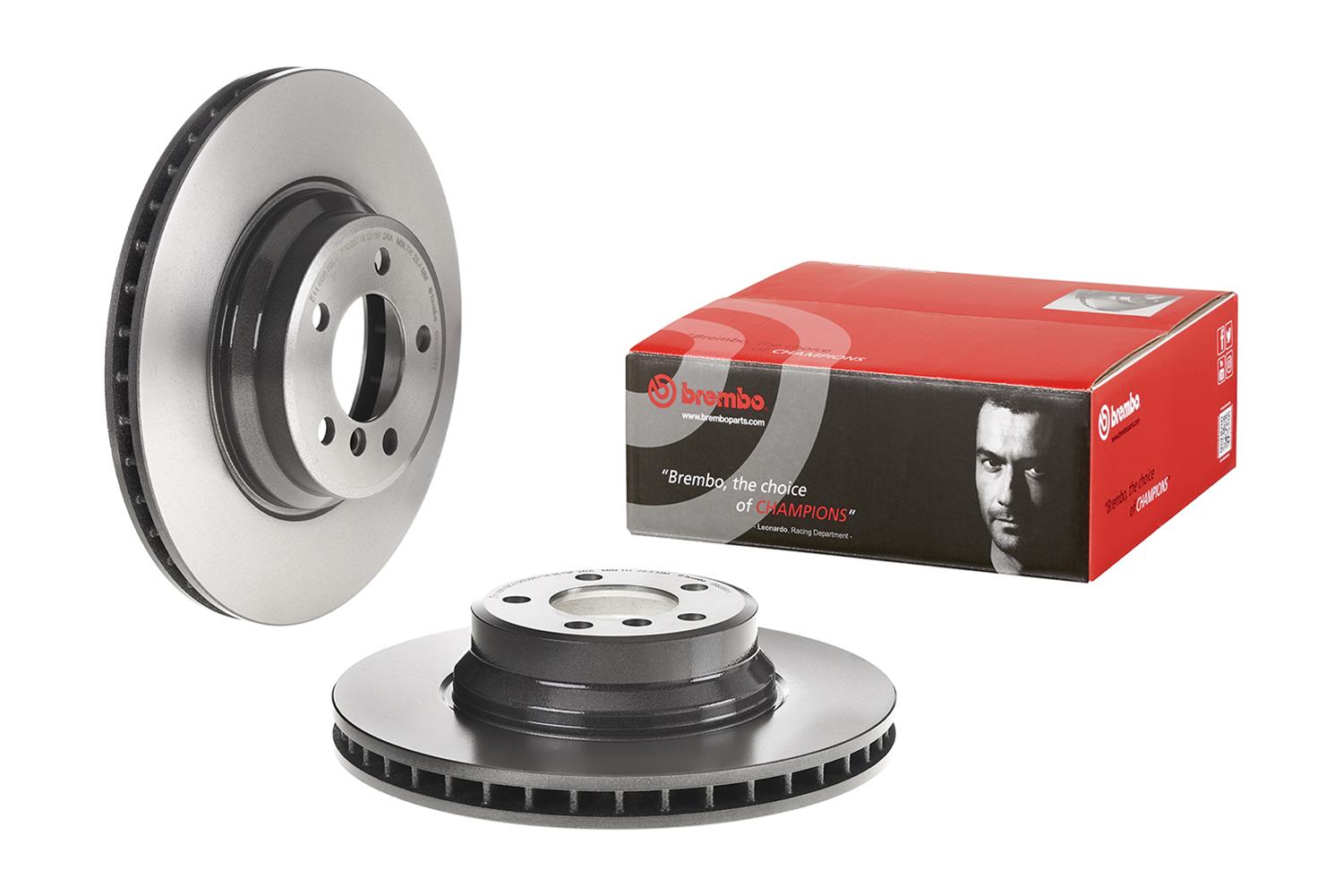 Brembo Premium UV Coated Brake Rotors 09.9355.11
