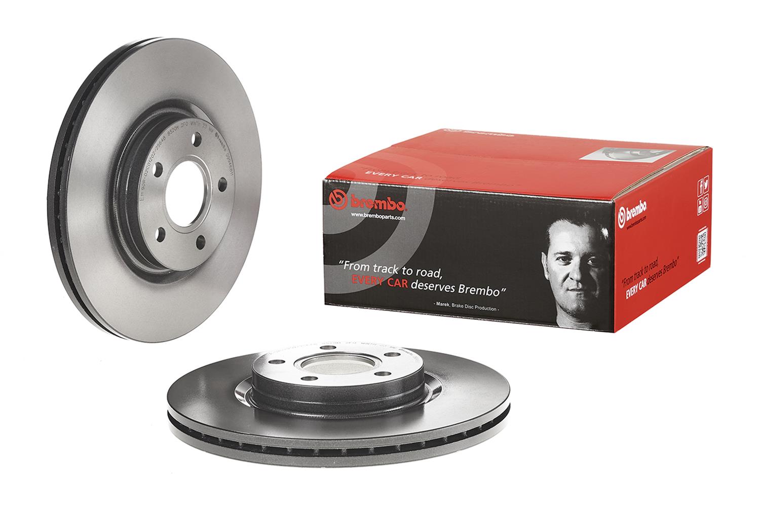 Brembo Premium UV Coated Brake Rotors 09.9468.11