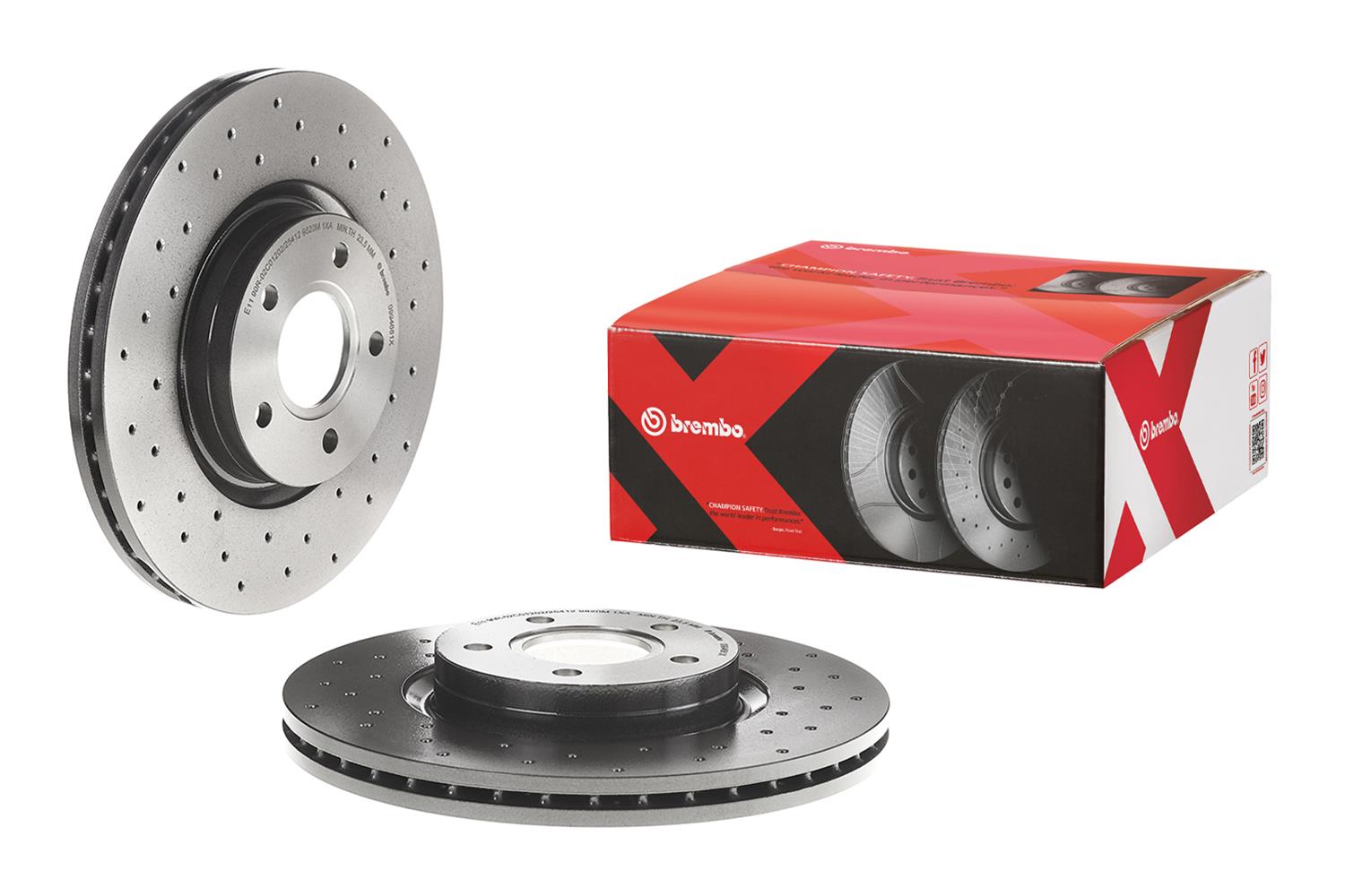 Brembo Disc Brake Pad and Rotor Kits KTX0111