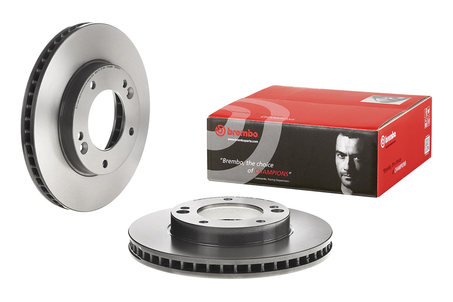 Brembo Premium UV Coated Brake Rotors 09.9545.11