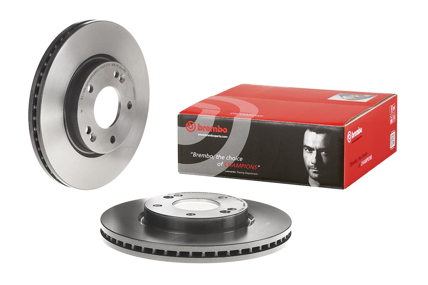Brembo Premium UV Coated Brake Rotors 09.9574.11