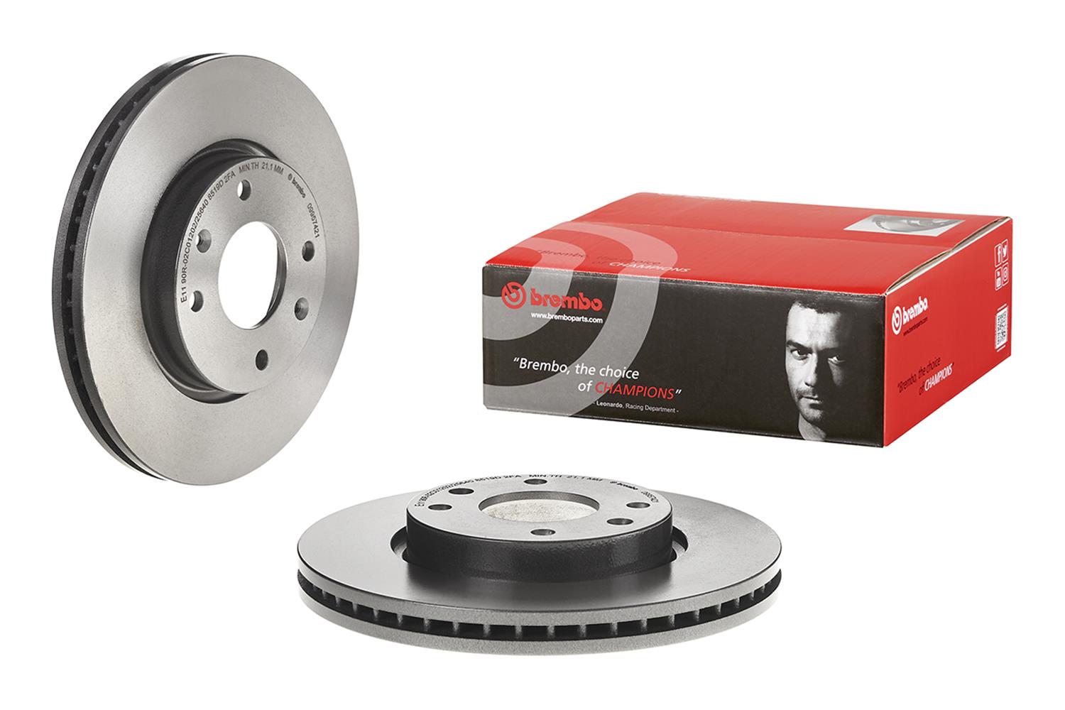 Brembo Premium UV Coated Brake Rotors 09.9574.21