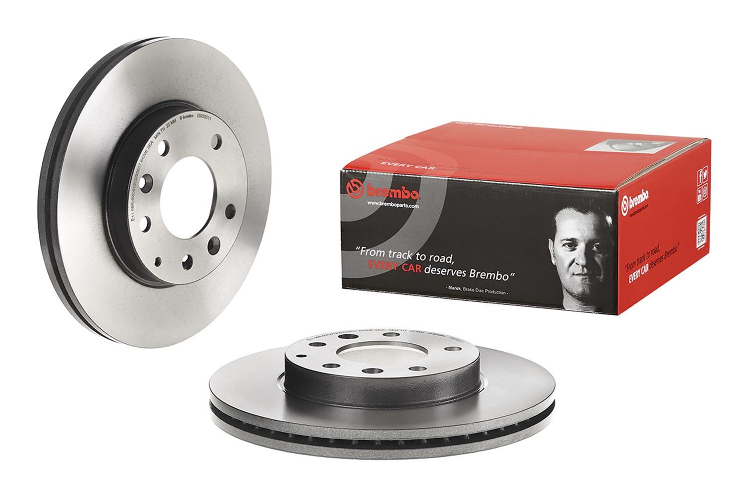 Brembo Premium UV Coated Brake Rotors 09.9585.11
