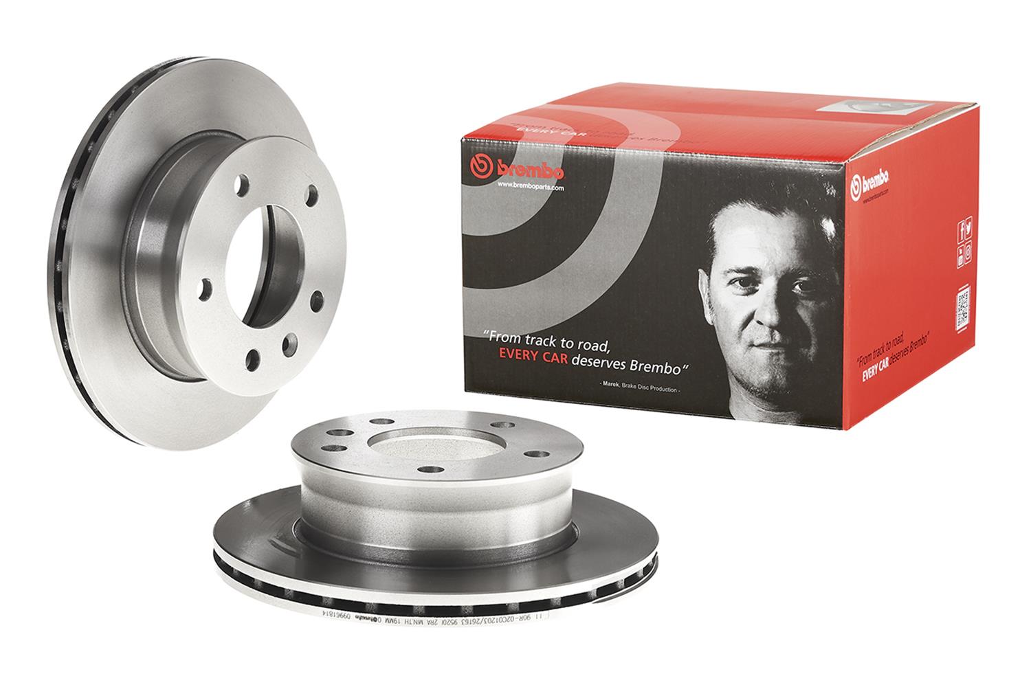 Brembo Premium UV Coated Brake Rotors 09.9618.14