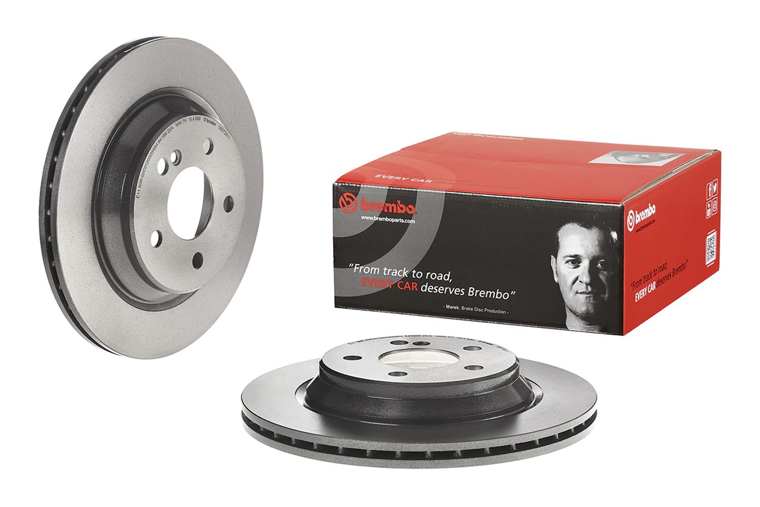 Brembo Premium UV Coated Brake Rotors 09.9738.11