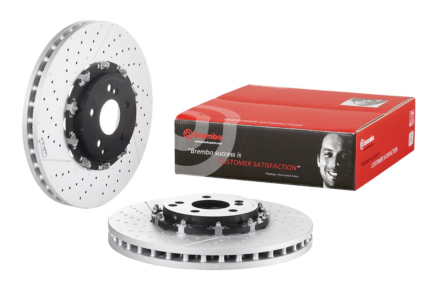 Brembo Premium UV Coated Brake Rotors 09.9764.23
