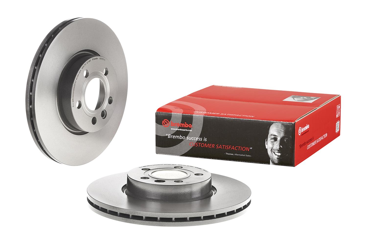 Brembo Premium UV Coated Brake Rotors 09.9797.11