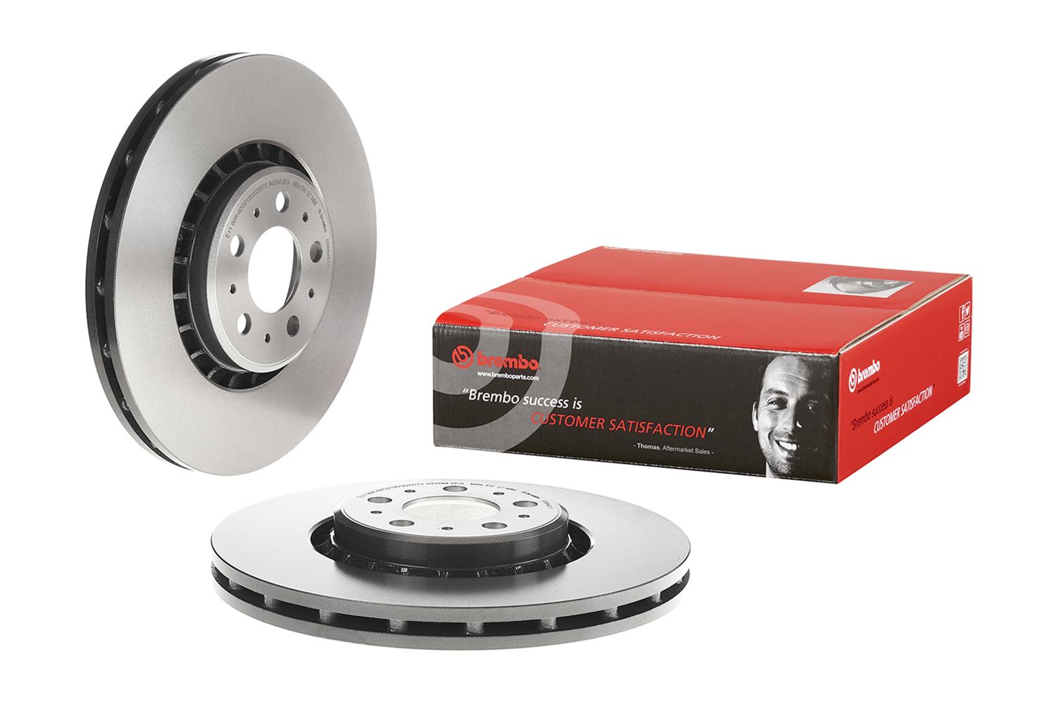 Brembo Premium UV Coated Brake Rotors 09.9848.11
