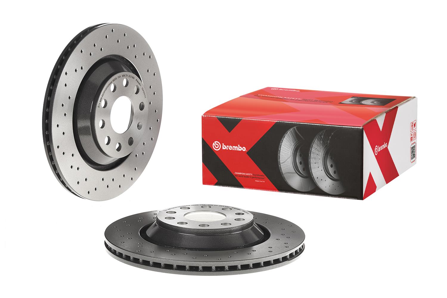 Brembo Disc Brake Pad and Rotor Kits KTX0155