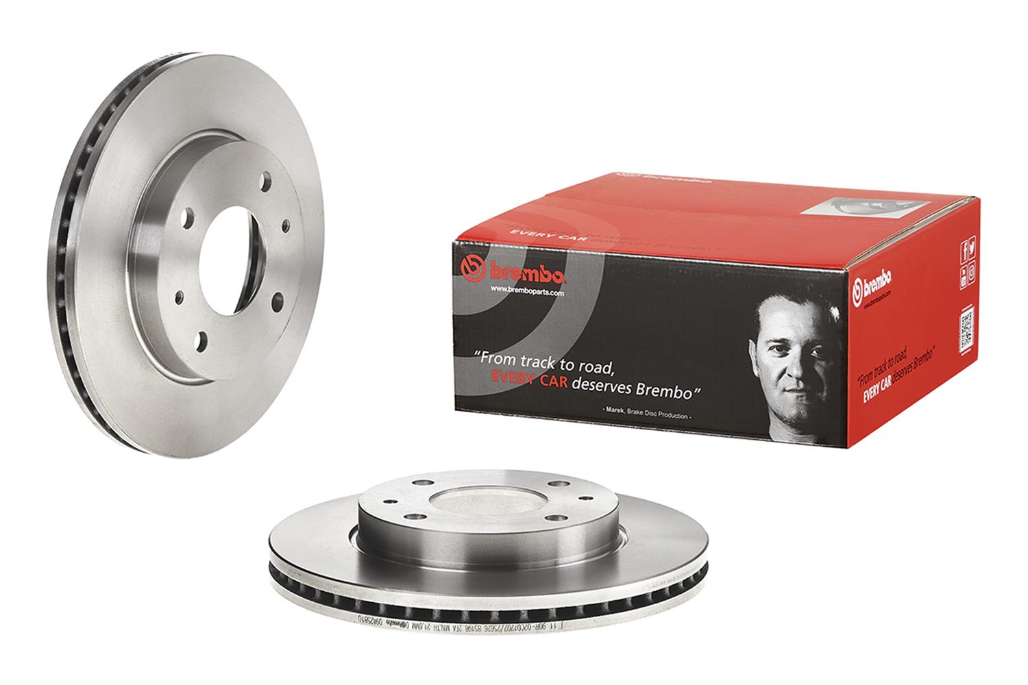 Brembo Premium UV Coated Brake Rotors 09.A258.10