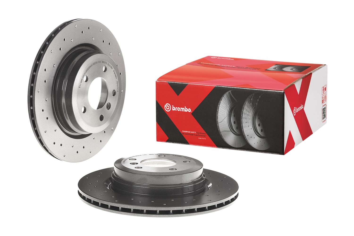 Brembo Disc Brake Pad and Rotor Kits KTX4046