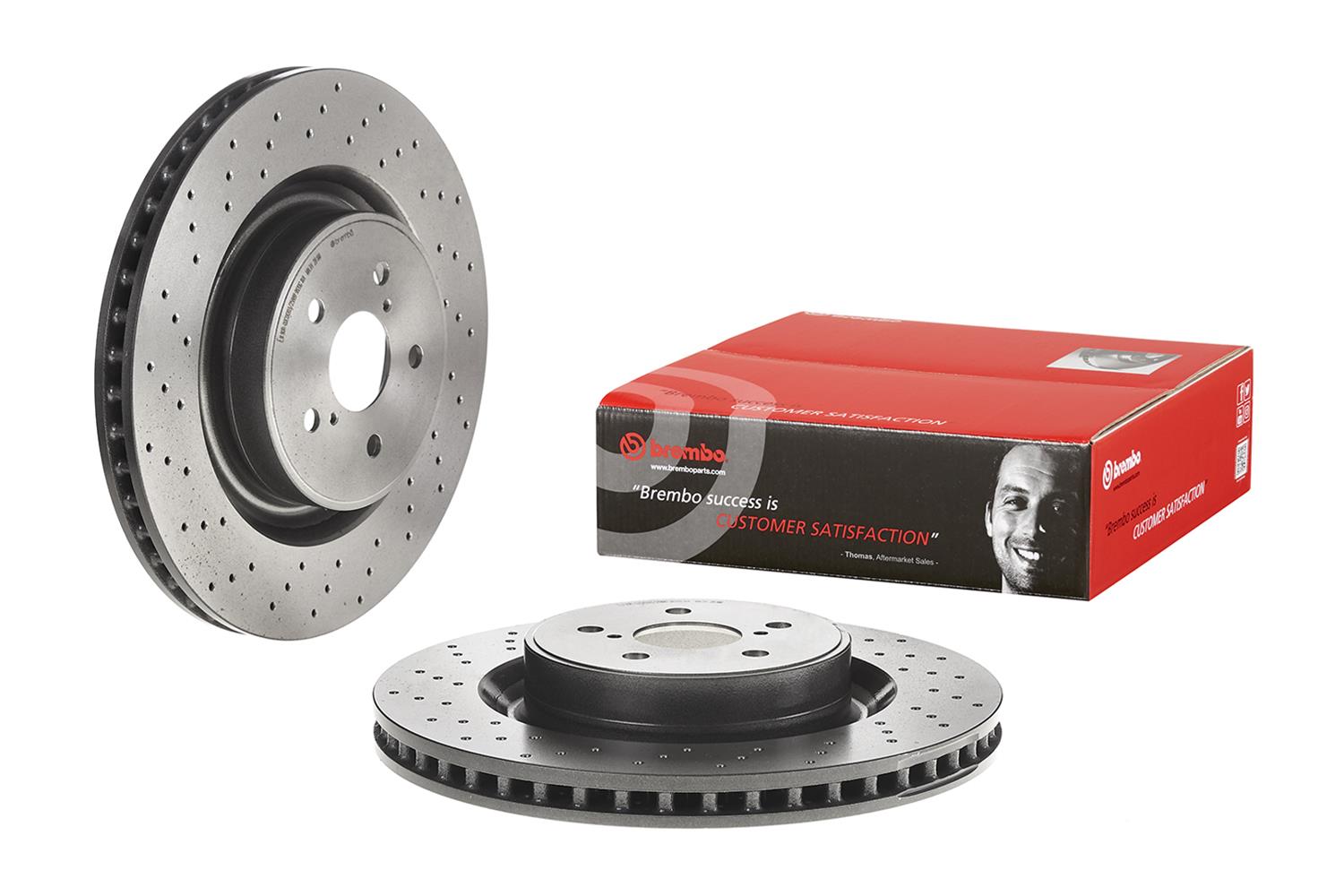 Brembo Premium UV Coated Brake Rotors 09.A300.11
