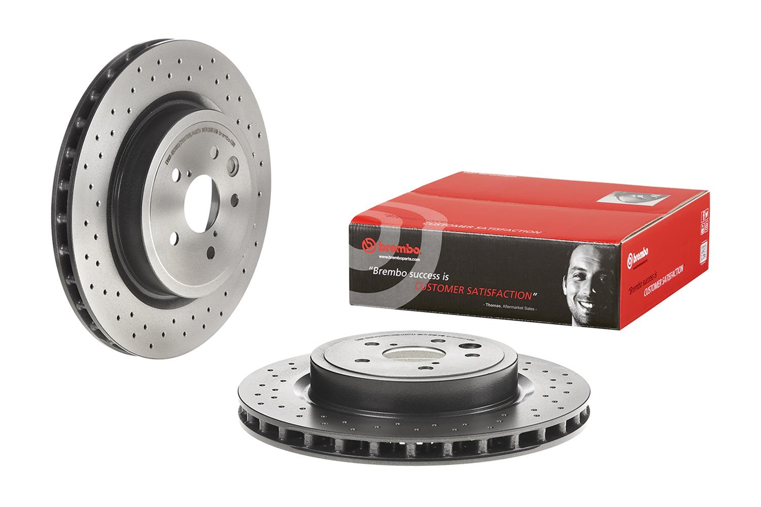 Brembo Premium UV Coated Brake Rotors 09.A301.11