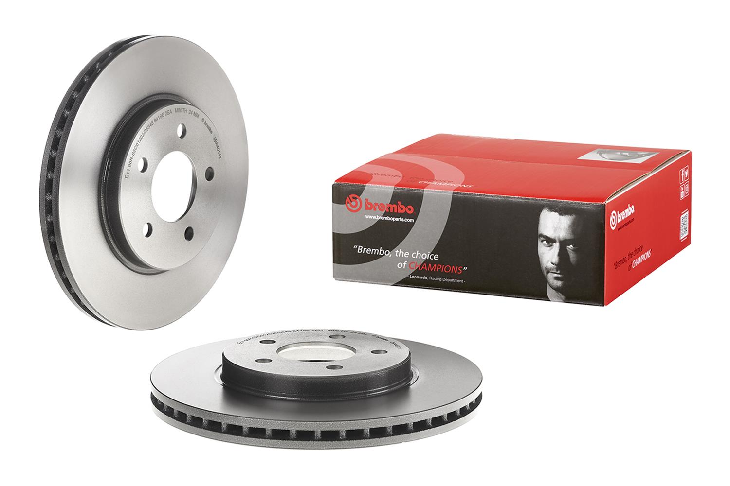 Brembo Premium UV Coated Brake Rotors 09.A401.11