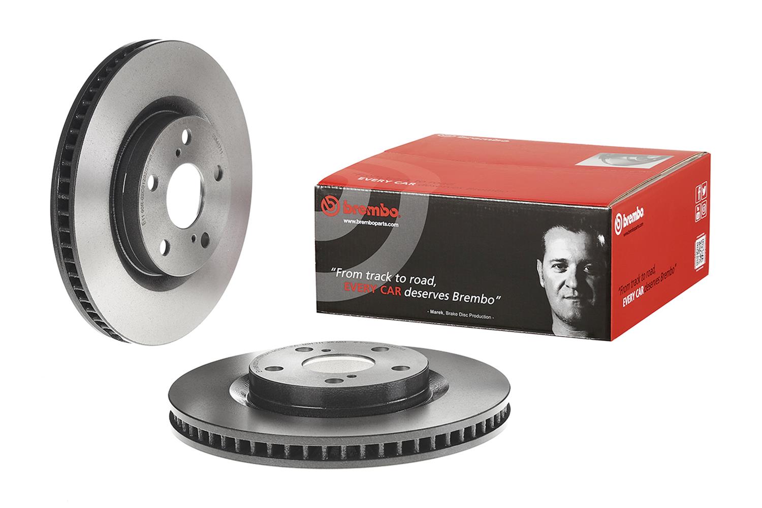 Brembo Premium UV Coated Brake Rotors 09.A417.11