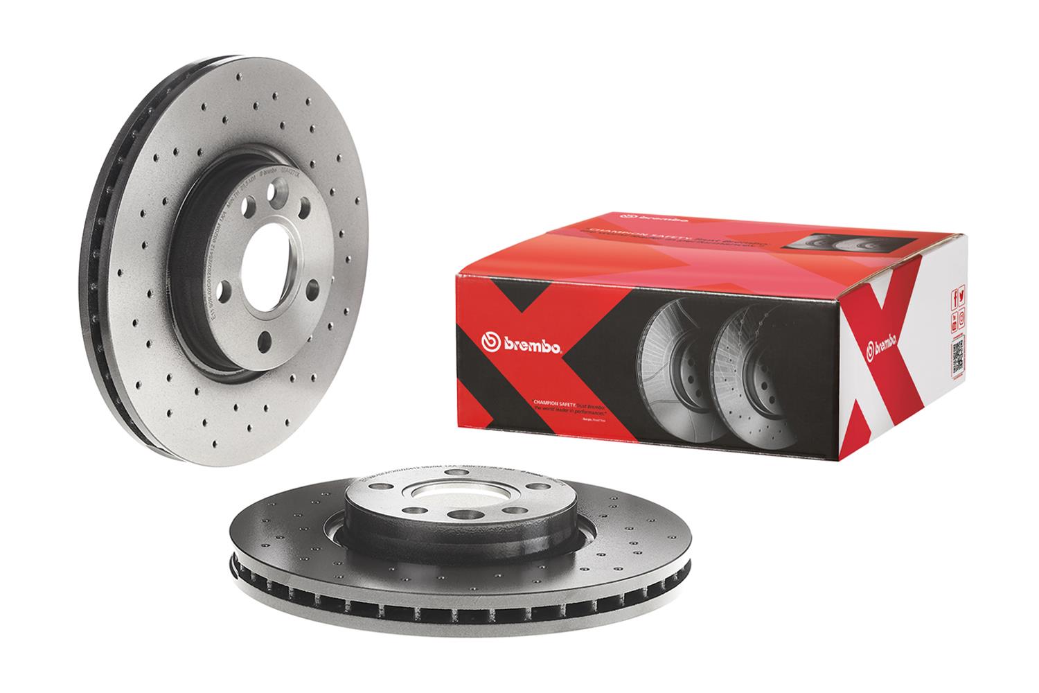 Brembo Disc Brake Pad and Rotor Kits KTX0045