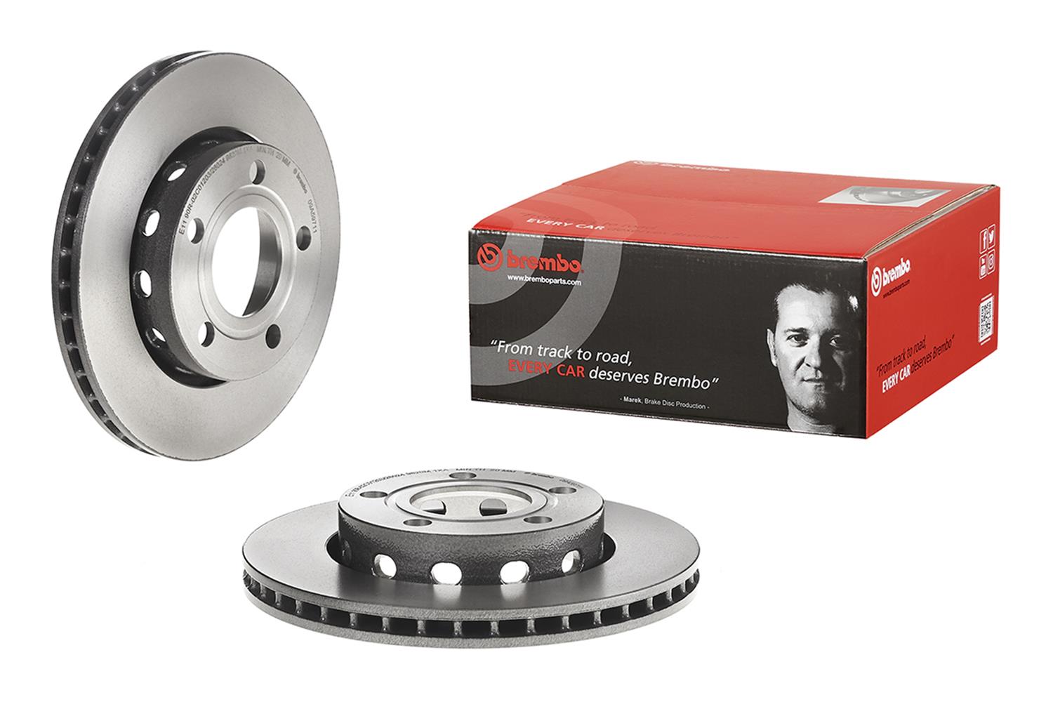 Brembo Premium UV Coated Brake Rotors 09.A597.11