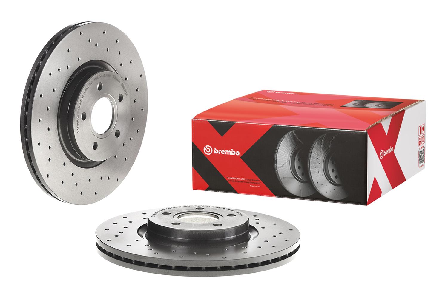Brembo Premium UV Coated Brake Rotors 09.A728.1X