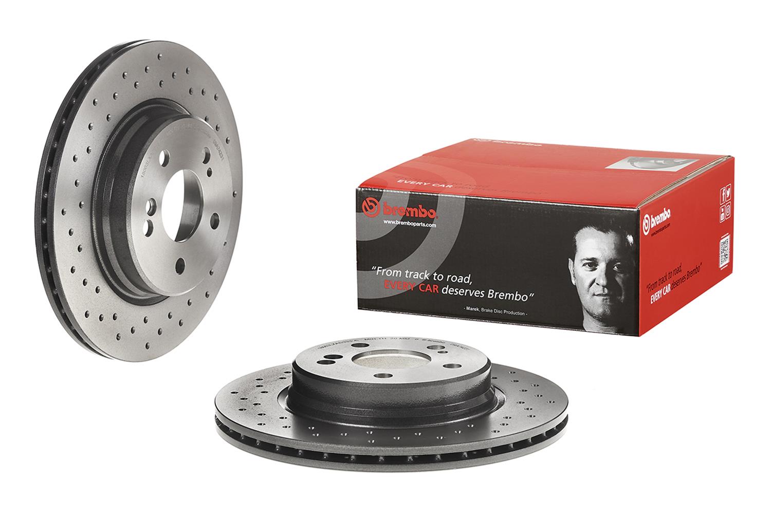 Brembo Premium UV Coated Brake Rotors 09.A742.31