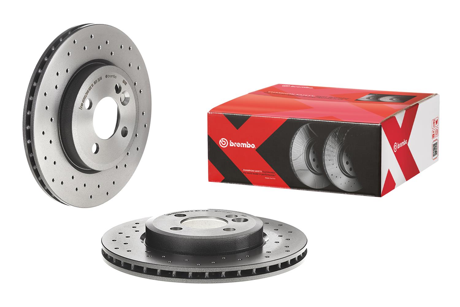 Brembo Premium UV Coated Brake Rotors 09.A761.1X