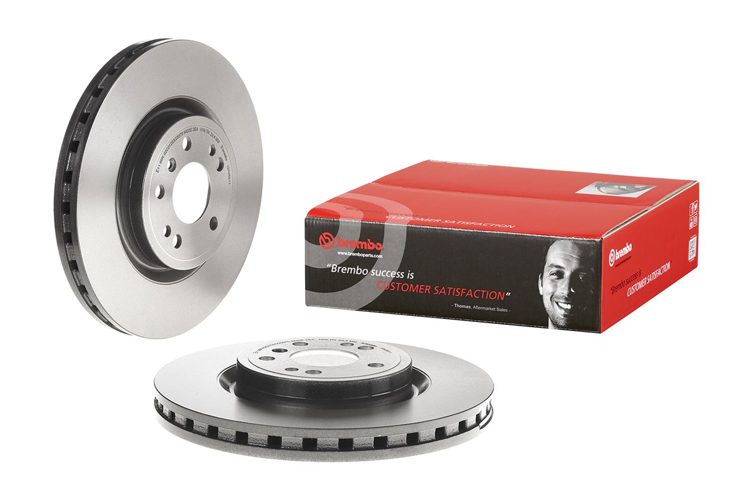 Brembo Premium UV Coated Brake Rotors 09.A956.11