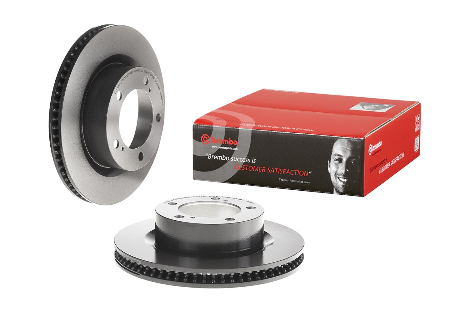 Brembo Premium UV Coated Brake Rotors 09.A966.11